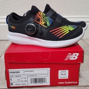New Balance black and color sneakers